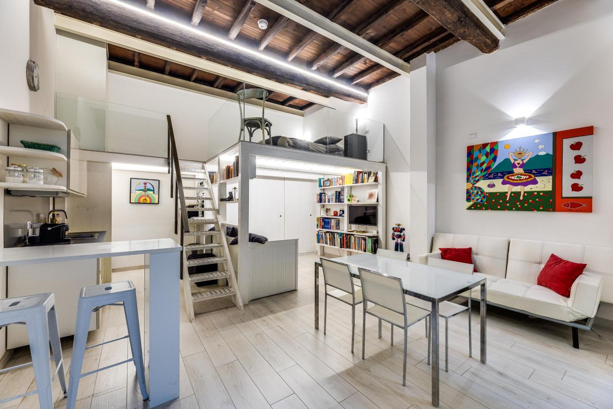 Rome Historic Center Cozy Loft Apartment Luaran gambar
