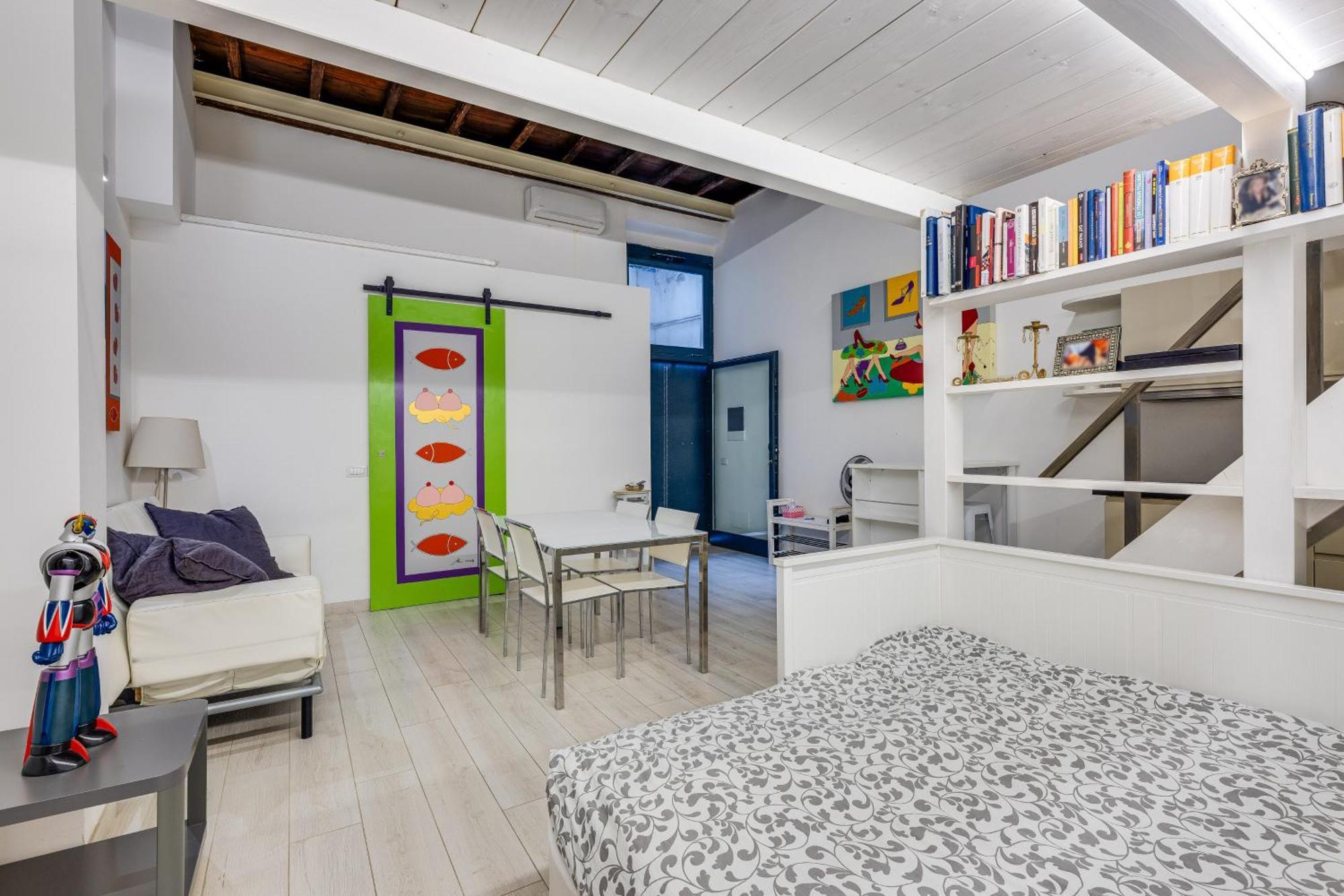 Rome Historic Center Cozy Loft Apartment Luaran gambar